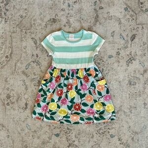 Hanna Andersson playground dress with pockets - striped citrus